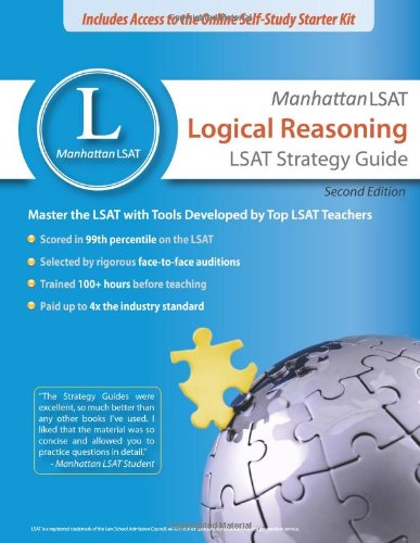 Beispielbild fr Manhattan LSAT Logical Reasoning Strategy Guide (LSAT Strategy Guide) zum Verkauf von HPB-Red