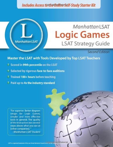 Beispielbild fr Manhattan LSAT Logic Games Strategy Guide zum Verkauf von Better World Books