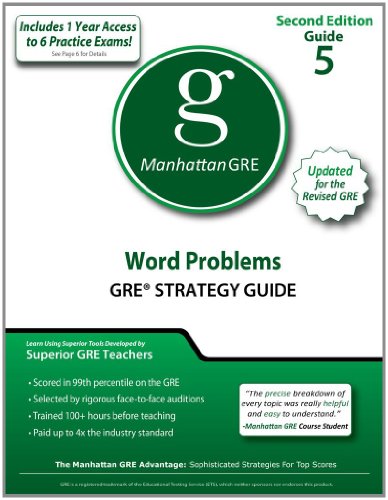 Beispielbild fr Word Problems GRE Strategy Guide, 2nd Edition zum Verkauf von Better World Books