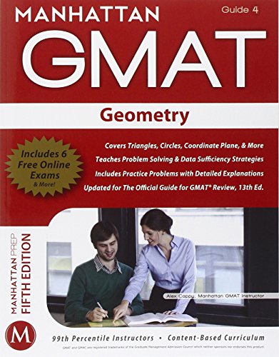 Imagen de archivo de Geometry GMAT Strategy Guide a la venta por Better World Books