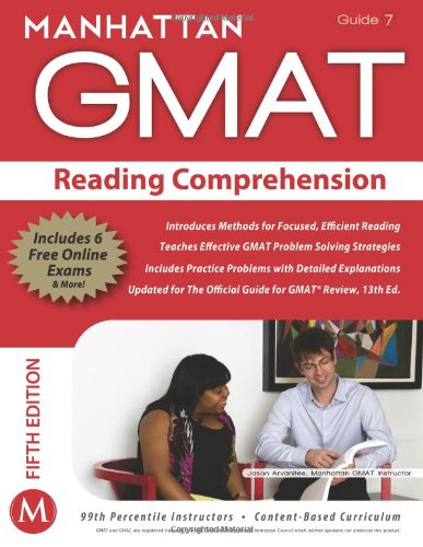 9781935707660: Reading Comprehension GMAT Strategy Guide: 7