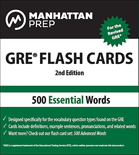 Imagen de archivo de Manhattan Prep GRE: 500 Essential Words (Manhattan Prep GRE Strategy Guides) a la venta por HPB-Red