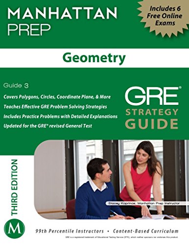 Beispielbild fr Geometry GRE Strategy Guide zum Verkauf von Better World Books