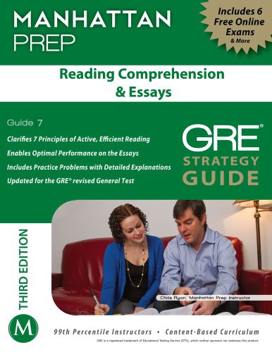 Stock image for Reading Comprehension and Essays GRE Strategy Guide for sale by Better World Books
