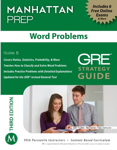 Beispielbild fr Word Problems GRE Strategy Guide zum Verkauf von Better World Books