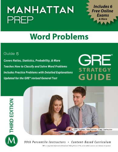 Stock image for Word Problems GRE Strategy Guide for sale by Better World Books