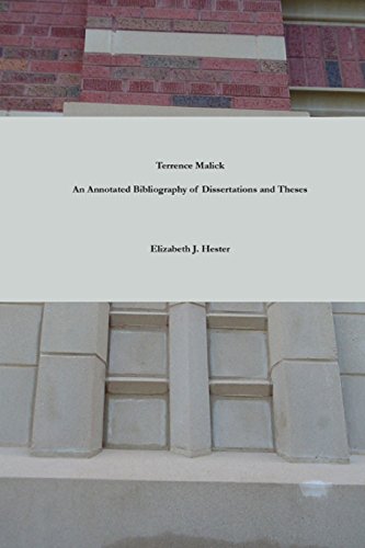 Imagen de archivo de Terrence Malick: A Bibliography of Dissertations and Theses a la venta por Lucky's Textbooks