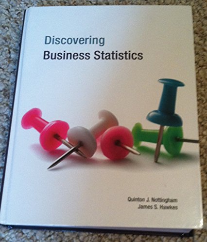 Beispielbild fr Discovering Business Statistics zum Verkauf von BookHolders