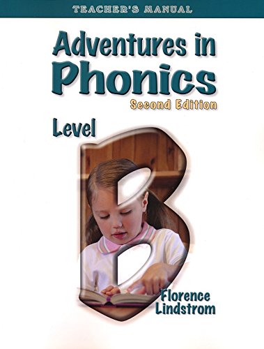 Imagen de archivo de Adventures in Phonics Level B, Teacher's Manual (Second Edition) a la venta por HPB-Red