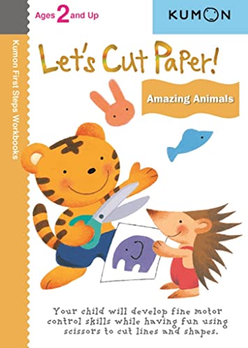 Stock image for Kumon Let's Cut Paper! Amazing Animals for sale by Blackwell's