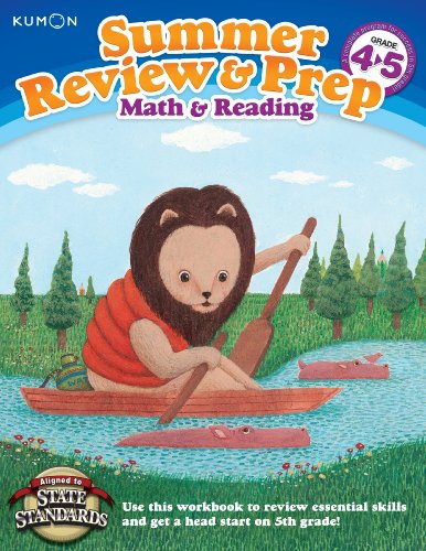 9781935800538: Summer Review & Prep: 4-5 Math & Reading (Kumon Summer Review & Prep)