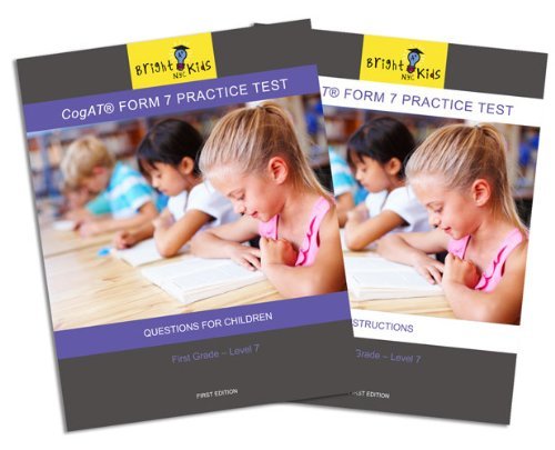 Stock image for CogAT Form 7 Practice Test - First Grade (Level 7) for sale by SecondSale