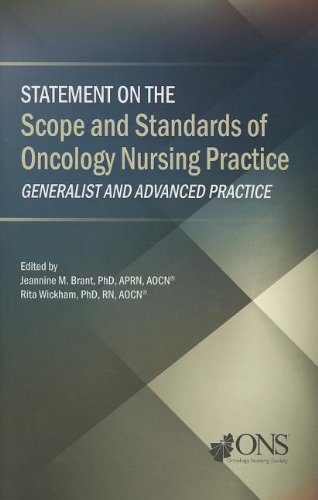 9781935864301: Statement on the Scope and Standards of Oncology Nursing Practice: Generalist and Advanced Practice