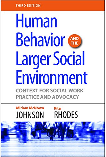 Beispielbild fr Human Behavior And The Larger Social Environment: Context for Social Work Practice and Advocacy zum Verkauf von BooksRun