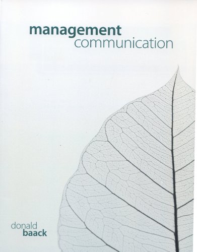 Imagen de archivo de Management Communication a la venta por ThriftBooks-Dallas