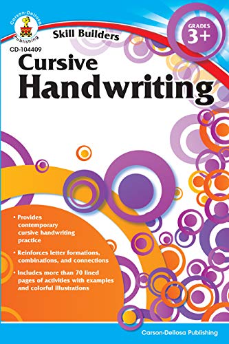 Stock image for Cursive Handwriting, Grades 3 - 5 (Skill Builders) for sale by Your Online Bookstore