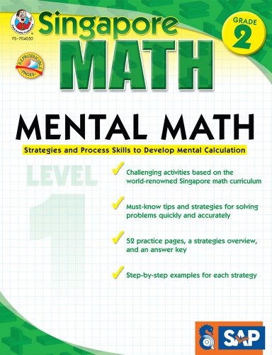 9781936024087: Singapore Math – Mental Math Level 1 Workbook for 2nd Grade, Paperback, 64 Pages, Ages 7–8 with Answer Key