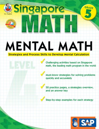 Imagen de archivo de Mental Math: Strategies and Process Skills to Develop Mental Calculation, Grade 5 (Level 4) a la venta por Pieuler Store