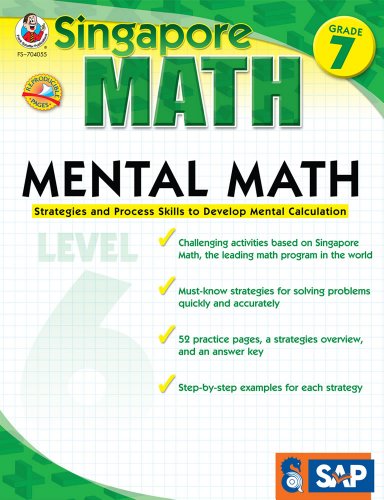 9781936024131: Mental Math, Grade 7: Strategies and Process Skills to Develop Mental Calculation (Singapore Math)