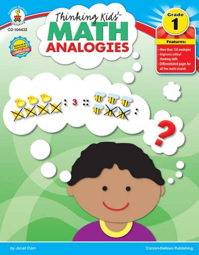 Stock image for Thinking Kids'T Math Analogies, Grade 1 for sale by SecondSale