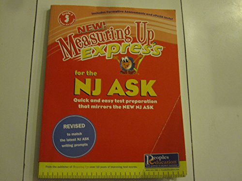 Stock image for New! Measuring Up Express For The NJ ASK: Quick and Easy Test Preparation That Mirrors The New NJ ASK for sale by GloryBe Books & Ephemera, LLC