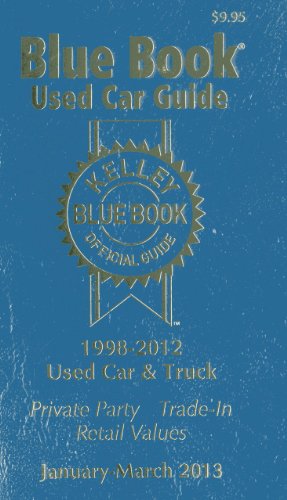 9781936078240: Kelley Blue Book Used Car Guide 1998-2012: January - March 2013: Consumer Edition: 21