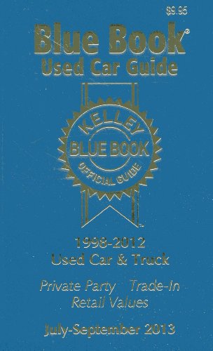 Beispielbild fr Kelley Blue Book Used Car Guide, Consumer Edition: 1998-2012 Models zum Verkauf von ThriftBooks-Atlanta