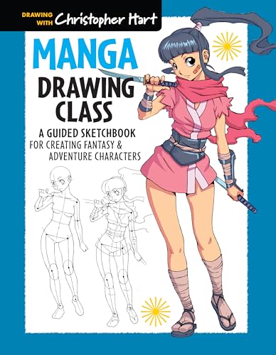 Beispielbild fr Manga Drawing Class: A Guided Sketchbook for Creating Fantasy & Adventure Characters zum Verkauf von ZBK Books