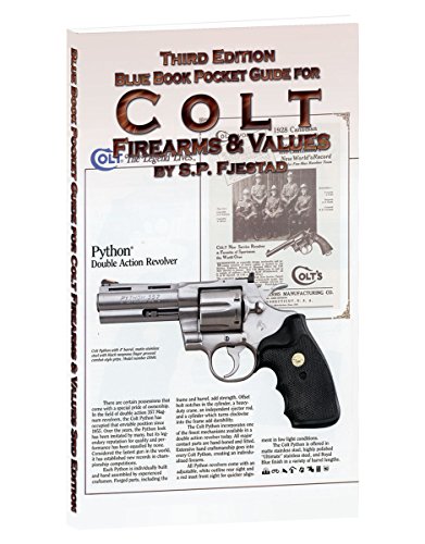 Third Edition Blue Book Pocket Guide For Colt Firearms and Values