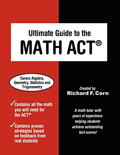 Imagen de archivo de Ultimate Guide to the Math ACT a la venta por SecondSale