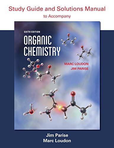 Imagen de archivo de Organic Chemistry Study Guide and Solutions a la venta por BookHolders