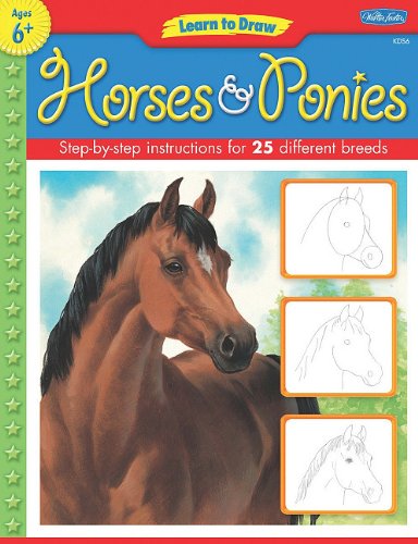 Beispielbild fr Learn to Draw Horses & Ponies: Learn to Draw and Color 25 Favorite Horse and Pony Breeds, Step by Easy Step, Shape by Simple Shape! zum Verkauf von ThriftBooks-Dallas