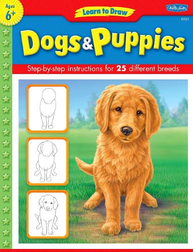 Stock image for Dogs & Puppies: Learn to Draw and Color 25 Favorite Dog Breeds, Step by Easy Step, Shape by Simple Shape! for sale by ThriftBooks-Atlanta
