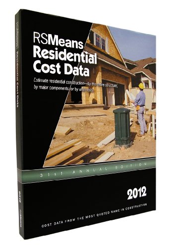 Imagen de archivo de RSMeans Residential Cost Data 2012 a la venta por Bulrushed Books