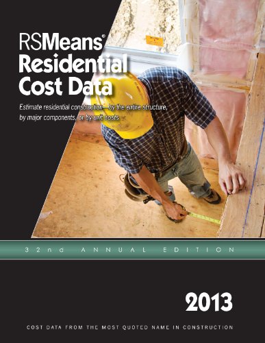 Imagen de archivo de 2013 Rsmeans Residential Cost DAT: Means Residential Cost Data a la venta por ThriftBooks-Dallas