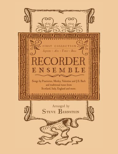 Beispielbild fr Recorder Ensemble: First Collection, Soprano, Alto, Tenor, Bass: First Collection for Soprano, Alto, Tenor and Bass zum Verkauf von WorldofBooks