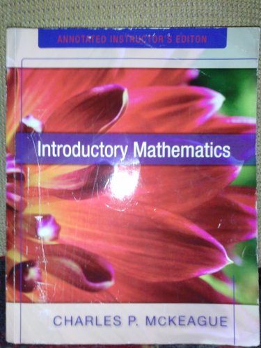 9781936368051: Introductory Mathermatics (Instructor's Edition)