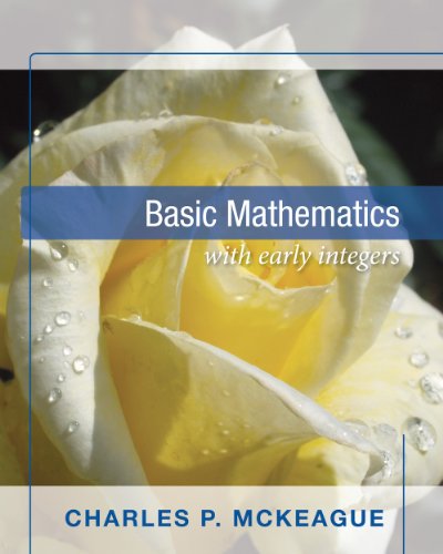 Beispielbild fr Basic Mathematics with Early Integers zum Verkauf von SecondSale