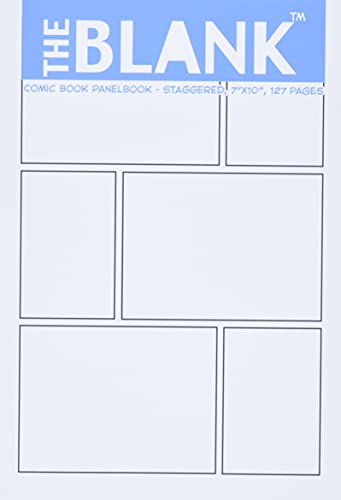 9781936404391: The Blank Comic Book Panelbook - Staggered, 7"x10", 127 Pages