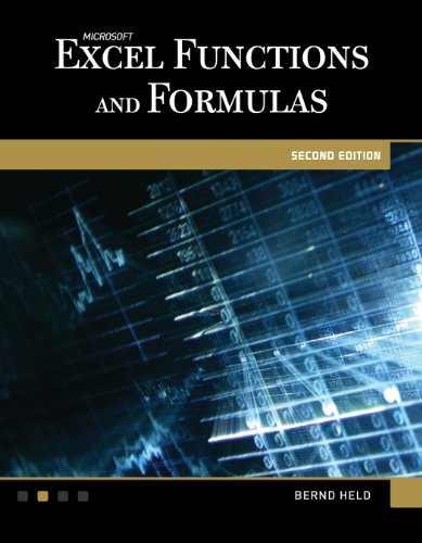 Beispielbild fr Microsoft Excel Functions and Formulas, Covers Excel 2010, 2nd Edition (Computer Science) zum Verkauf von Books From California