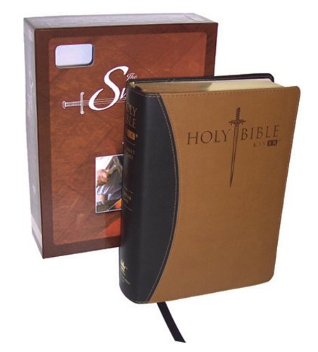 9781936428090: Holy Bible: King James Version Easy Reader (KJVER), Sword Bible, Personal Size, Black/Tan Duotone Leather-like