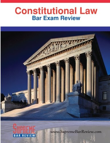 9781936450015: Constitutional Law: Bar Exam Review