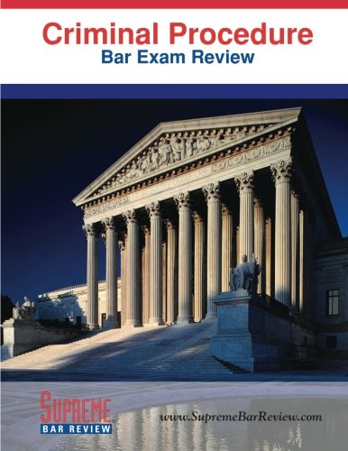 Stock image for Criminal Procedure: Bar Exam Review for sale by Revaluation Books