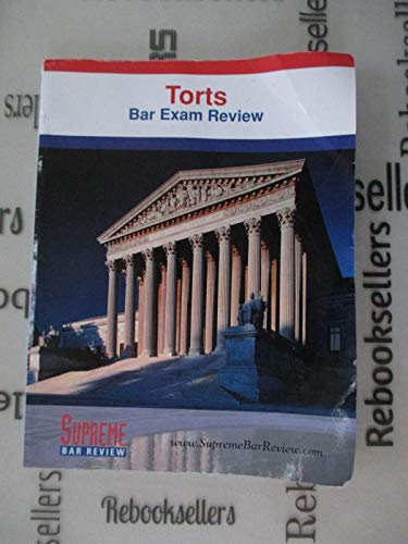 Beispielbild fr Torts: Bar Exam Review zum Verkauf von WorldofBooks