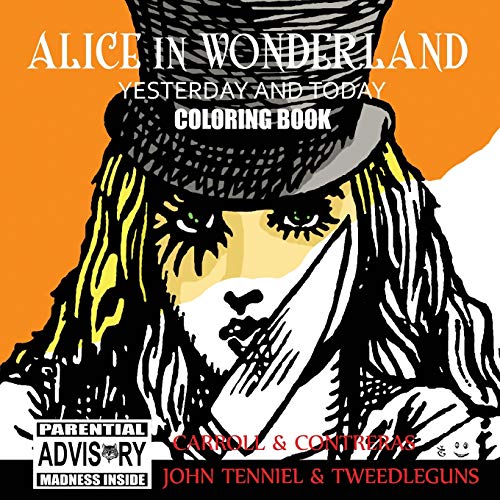 Stock image for Alice in Wonderland Yesterday and Today Coloring Book for sale by PBShop.store US