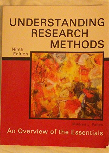 Stock image for Understanding Research Methods: An Overview of the Essentials for sale by Orion Tech