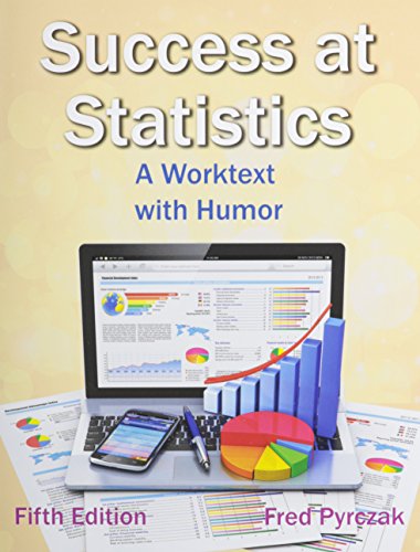 Stock image for Success at Statistics: A Worktext with Humor for sale by HPB-Emerald