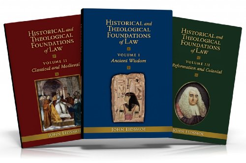 Beispielbild fr Historical and Theological Foundations of Law (3 Book Set) zum Verkauf von Better World Books