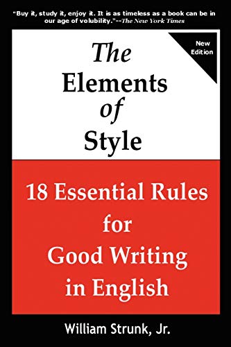 9781936583362: The Elements of Style: 18 Essential Rules for Good Writing in English