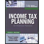 Beispielbild fr Income Tax Planning for Financial Planners zum Verkauf von Wonder Book